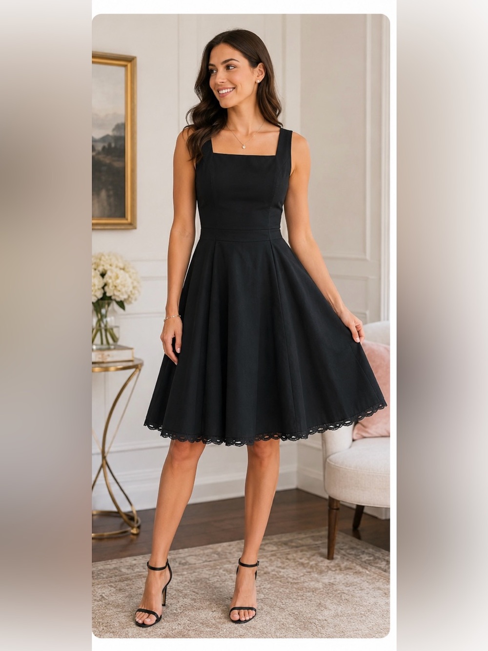 Isaac Mizrahi for Target  Black Fit ‎ & Flare Dress Size 2